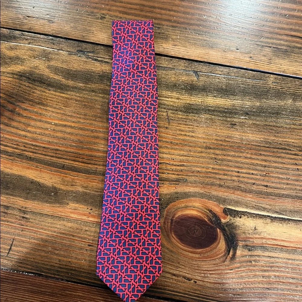 Vineyard Vines Red and Blue Kids Tie